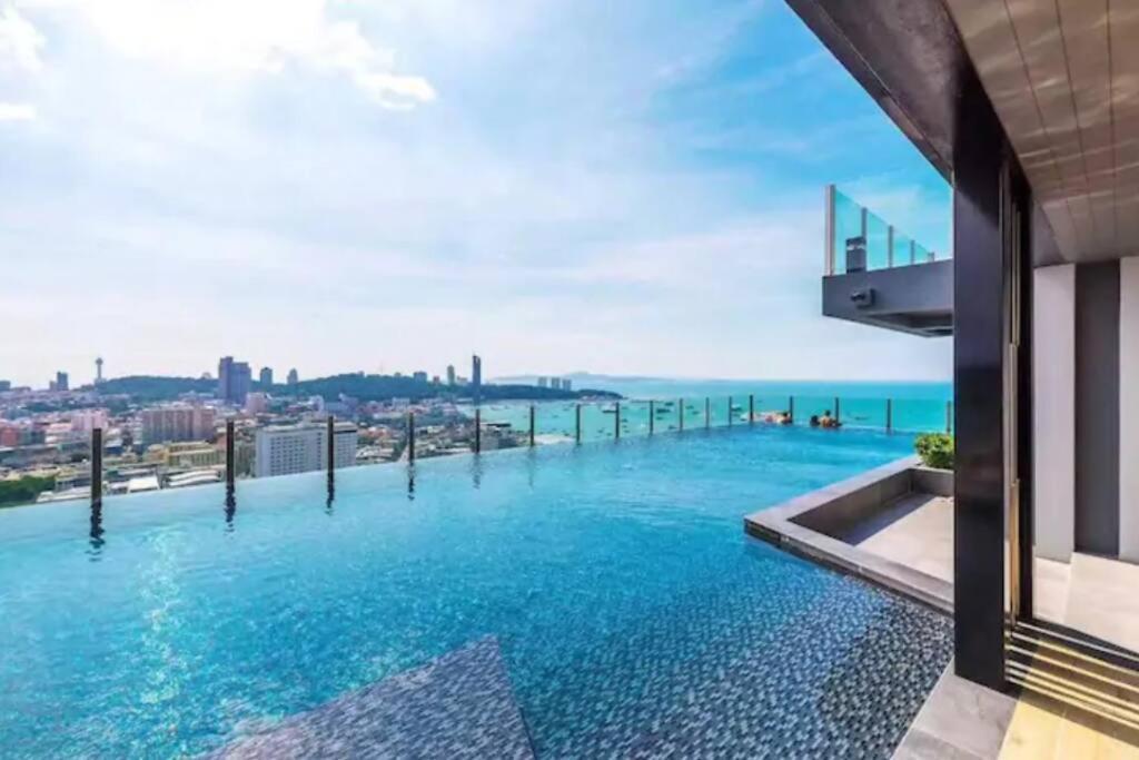 The Base Central Pattaya 2Bed King&Queen Sky Seaview & Infinity Pool Εξωτερικό φωτογραφία