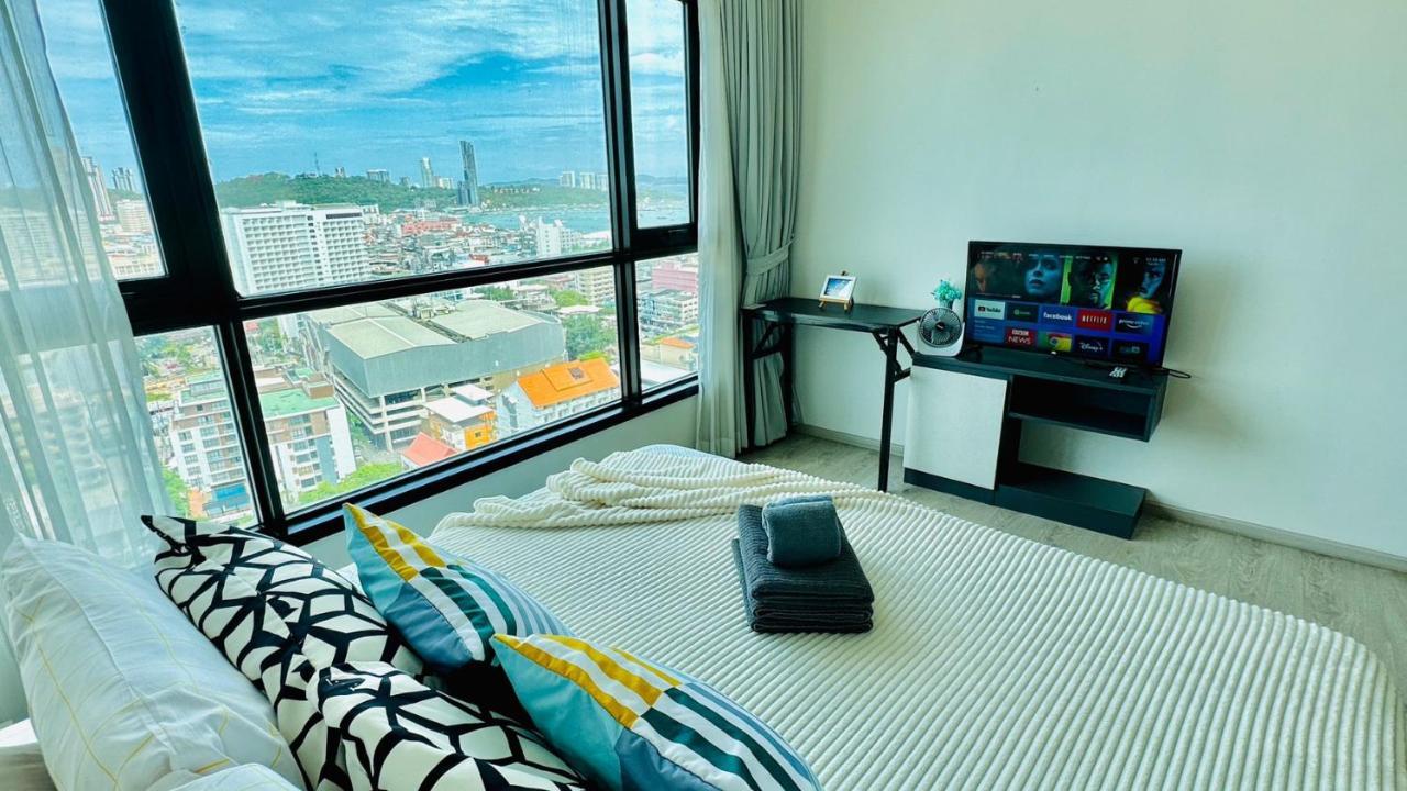 The Base Central Pattaya 2Bed King&Queen Sky Seaview & Infinity Pool Εξωτερικό φωτογραφία