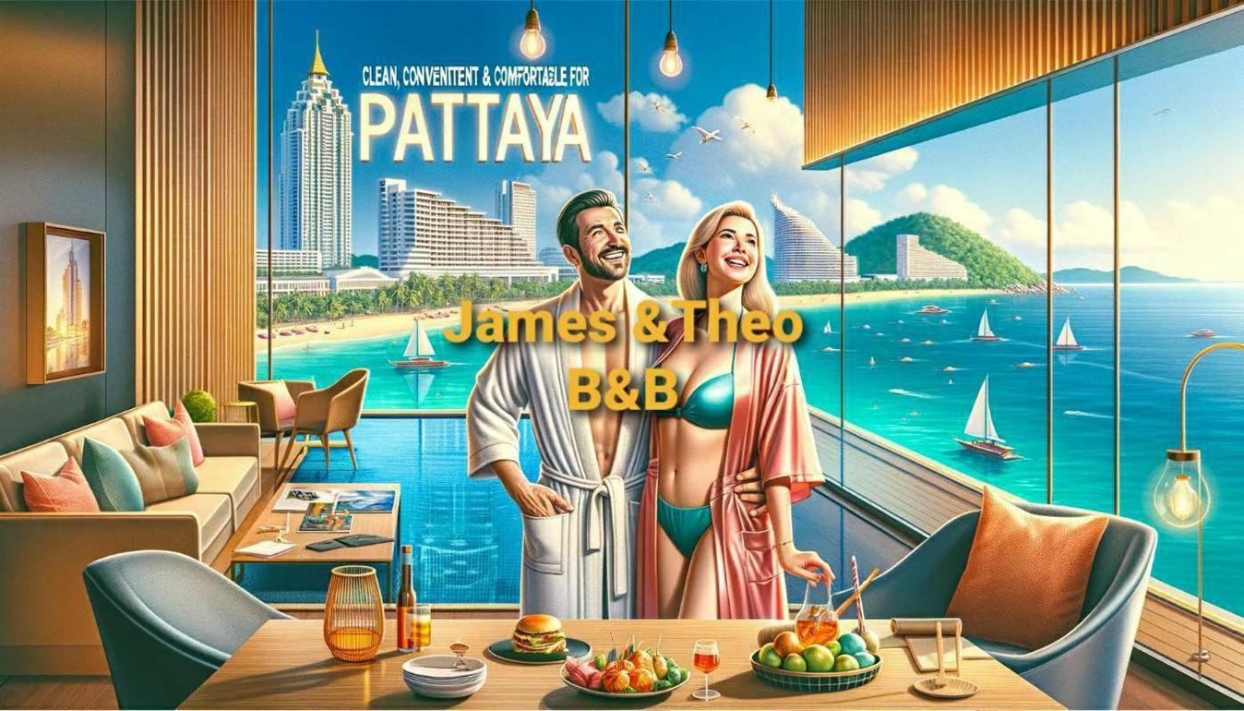 The Base Central Pattaya 2Bed King&Queen Sky Seaview & Infinity Pool Εξωτερικό φωτογραφία